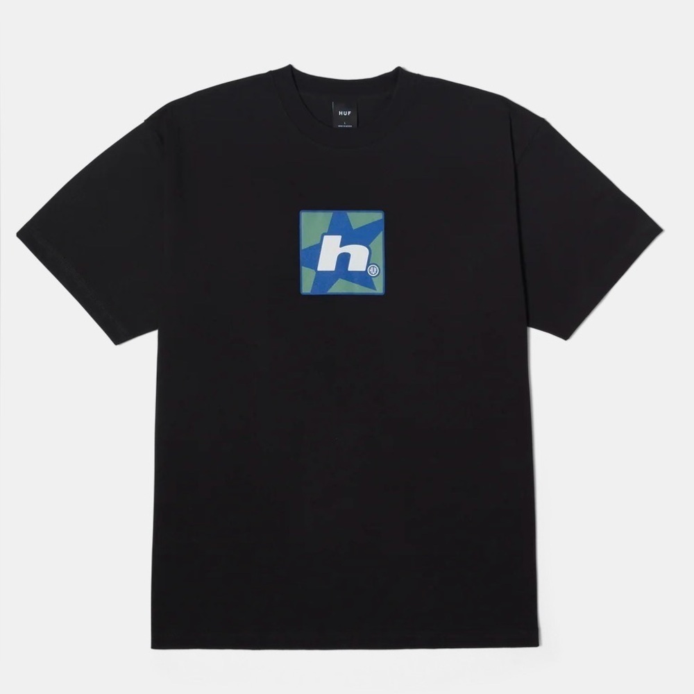 Men’s HUF H Star Short-Sleeve Tee Black
